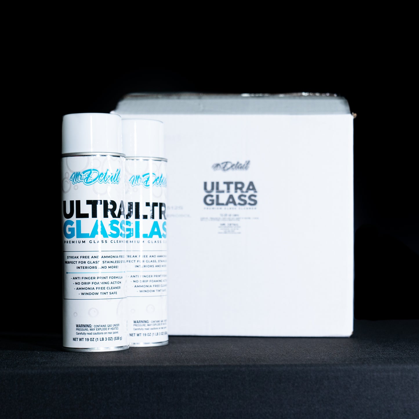 Ultra Glass Window Cleaner | 1 Case (x12 Pack) | Mr. Detail